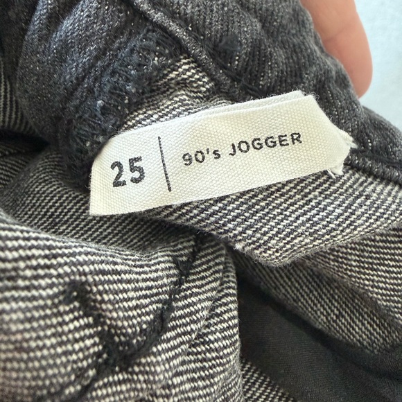 PacSun Black Denim Cargo 90s Joggers SZ 25 - Picture 6 of 7